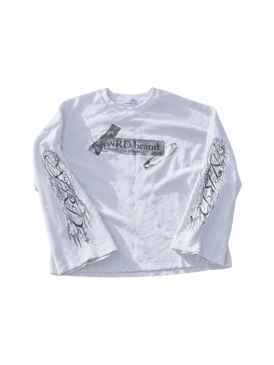 white mysterious longsleeve