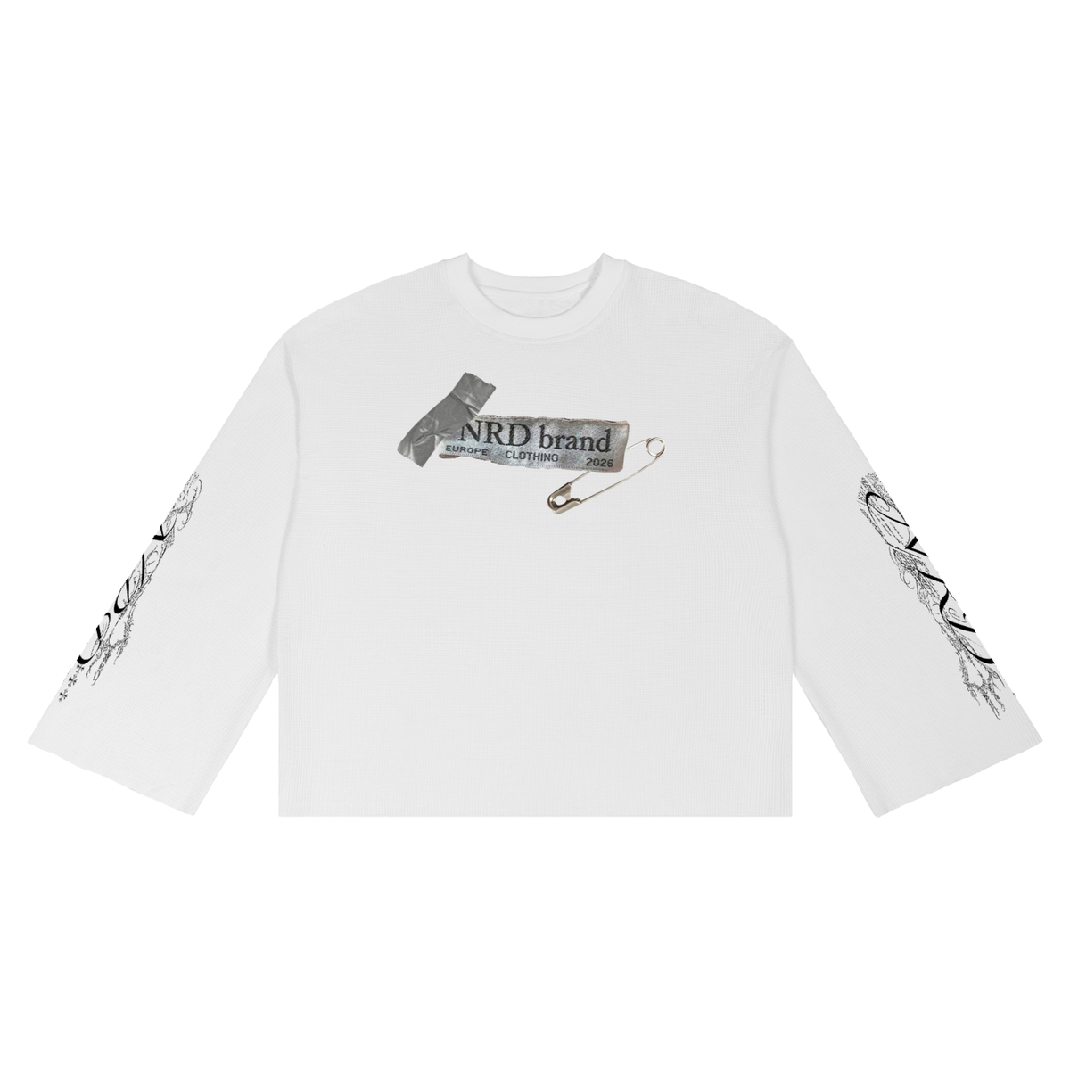 white mysterious longsleeve