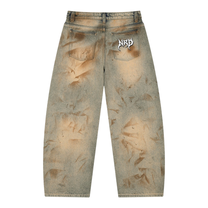 "Halfway dead" jeans