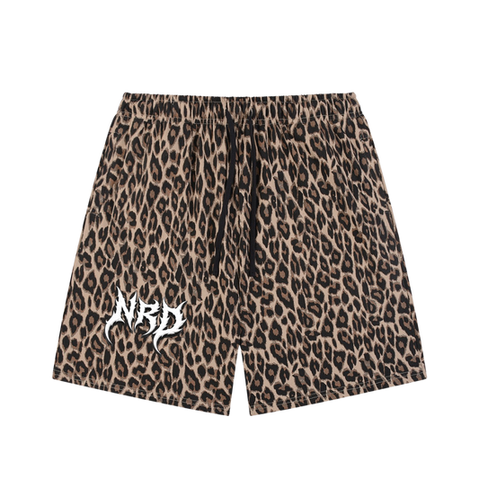 NRD leopard shorts