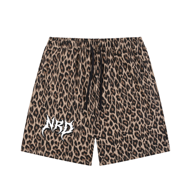NRD leopard shorts