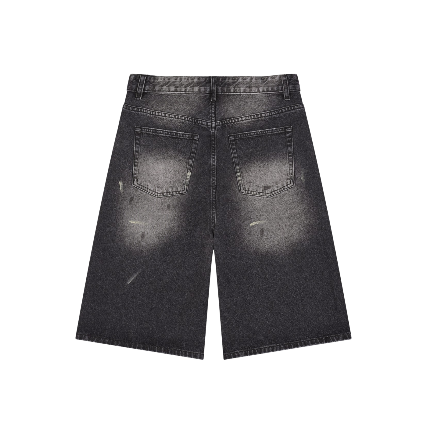 baggy black jorts