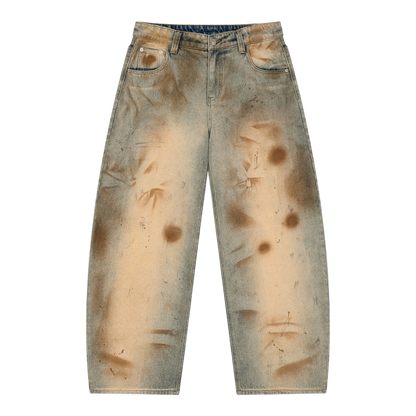 "Halfway dead" jeans